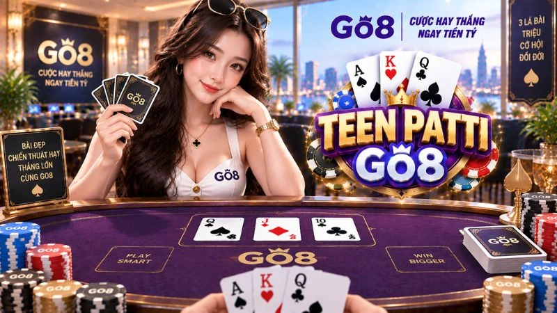 Teen Patti GO8 – Luật Chơi, Thứ Hạng Bài & Cách Cược Blind - Chaal