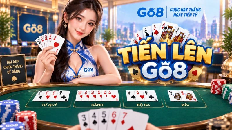 Tiến Lên GO8 – Luật Chơi, Thứ Tự Bài & Cách Chặn Bài Chi Tiết